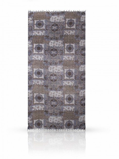 Палантин Женский W-GEOMETRIC/GREY